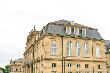 STUTTGART, GERMANY - June 25, 2018: Antique building view in Old Town Stuttgart, Germany