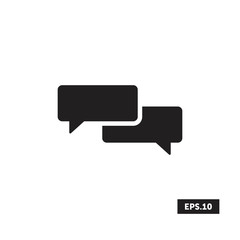 Fototapeta premium Chat icon, Chat sign/symbol vector