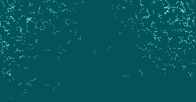 Procedural Network Mesh Art background illustration