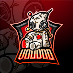 Voodoo esport logo mascot design