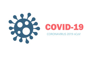 Corona Virus. virion of Coronavirus on white background. 2019-nCoV.