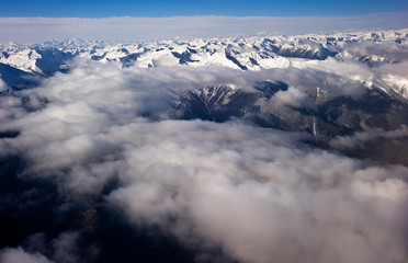 Fototapeta na wymiar Himalaya mountain in Tibet 