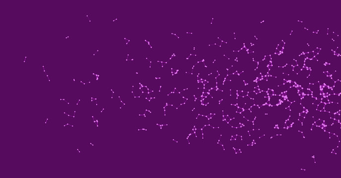 Procedural Network Mesh Art background illustration