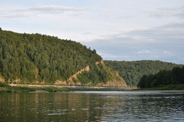 Obraz premium river in the mountains
