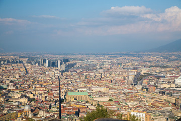 Fototapeta premium Viewpoint over Naples, Italy
