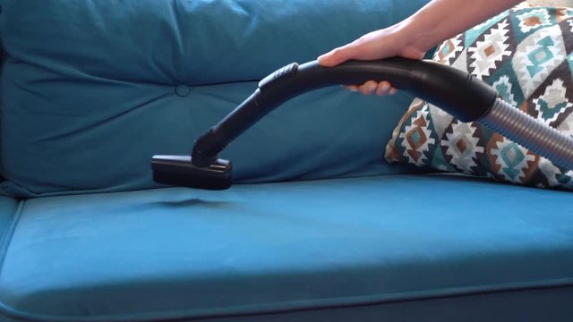 House cleaning background. Dust cleaning with vacuum cleaner.