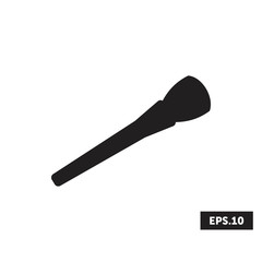 Cosmetic Brush Icon, Beauty and Fashion sign/symbol vector