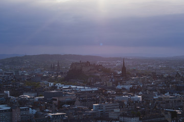 Arthur's Seat Édimbourg point de vue sur le chateau