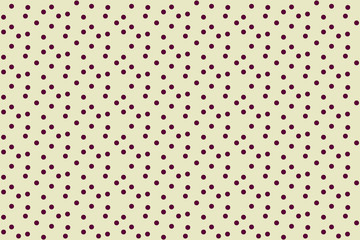 Beige coffee color randomly dots seamless pattern