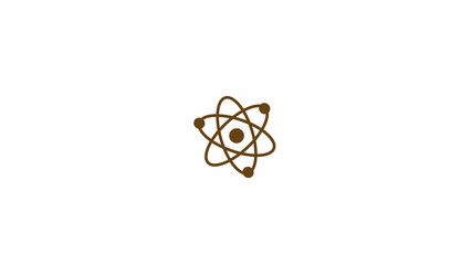 Amazing atom icon,atom isolated on white background