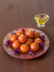 Indian traditional sweet Gulab Jamun