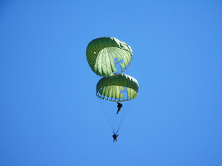 Military paratroopers