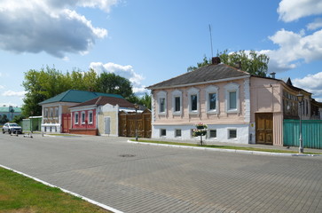 The house on the street Lazhechnikov in the city of Kolomna, Russia