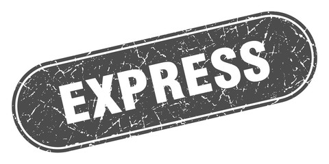 express sign. express grunge black stamp. Label