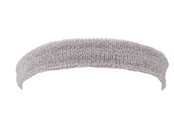 Gray training headband