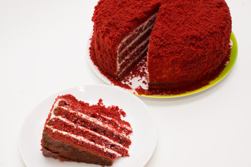 bright red cake called red velvet