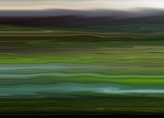 Paintlike horizontal abstract texture of mixed colours. Smooth artistic background showing a concept of motion, speed, blending.