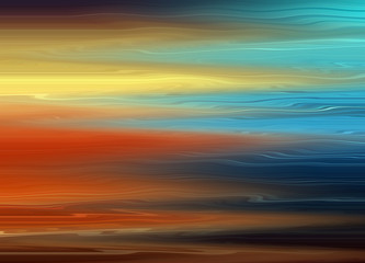 Paintlike horizontal abstract texture of mixed colours. Smooth artistic background showing a concept of motion, speed, blending.