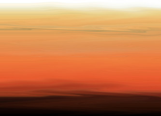 Paintlike horizontal abstract texture of mixed colours. Smooth artistic background showing a concept of motion, speed, blending.