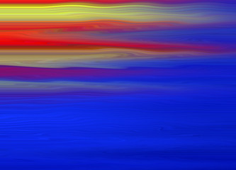 Paintlike horizontal abstract texture of mixed colours. Smooth artistic background showing a concept of motion, speed, blending.