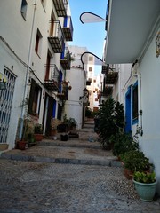 Fototapeta na wymiar Street in old Town, Spain 