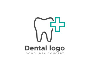 Obraz premium Medical Dental Logo Design Vector