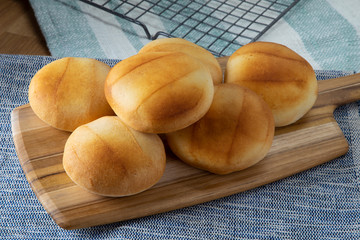 Pandebono caliente. Cheese buns from Colombia for Breakfast