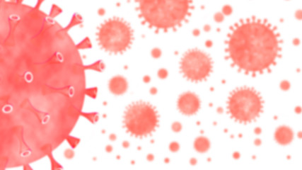 Covid-19 coronaviruses influenza as dangerous viral strain case as a pandemic