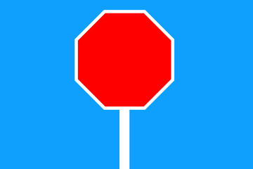 Stoppschild Freisteller