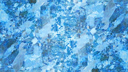 Blue white marbleized stone marble granite texture background