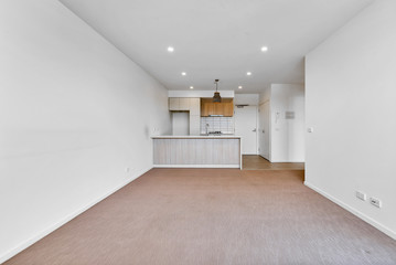 Empty and unfurnished brand new apartment