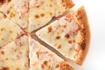 pizza close up. beautiful pizza texture