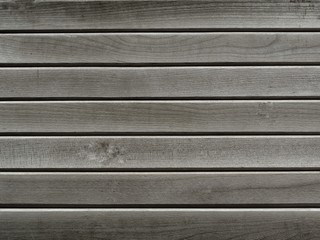  Background of wooden boards, gray. Wood texture. Planks are horizontal. For the text.