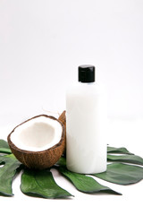 coconut body gel and coconut