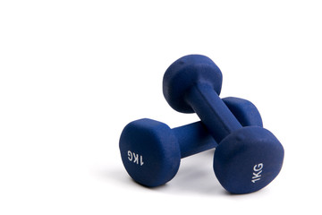 kettlebells for sports on a white background