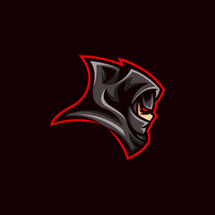Ninja e sport gaming mascot logo design
