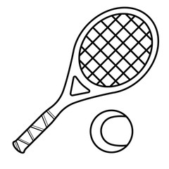 Tennis icon vector illustration photo