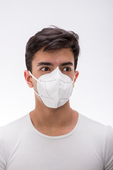 Male doctor wearing surgical mask.