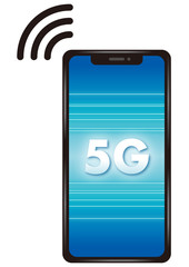 5Gのスマホ　発信