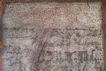  Color photo of metal surfaces with rust and paint. Metal surface  - 333240329