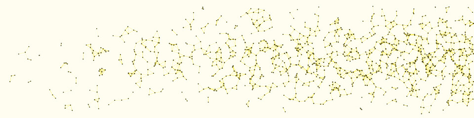 Procedural Network Mesh Art background illustration