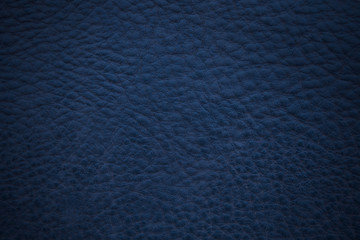 Old dark blue faux leather. Dermantin. Close-up. Background. Texture.