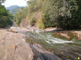A beautiful river with water fall in Sri Lanka. Name:Makeli Ella