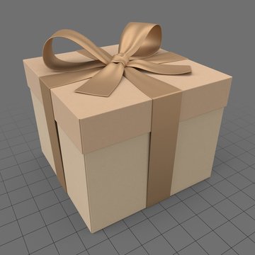 Present box with bow 1