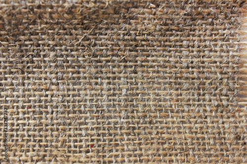 brown hessian fabric