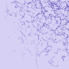 Procedural Network Mesh Art background illustration