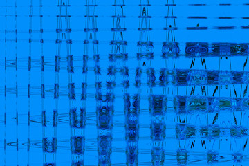 Blue waves abstract background