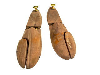 wooden sliding pads used in the manufacture and repair of shoes