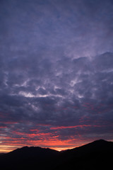Sunset in New Zealand