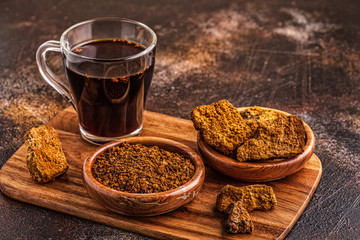 Chaga tea - a strong antioxidant, boosts immune system